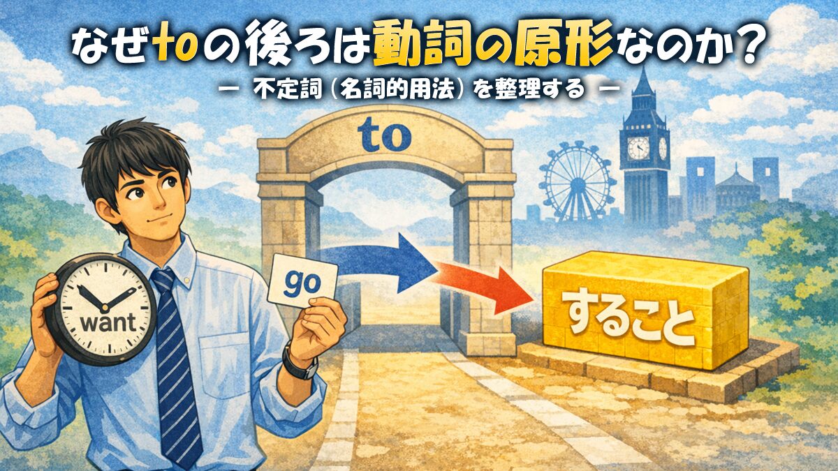 なぜ to の後ろは動詞の原形なのか？